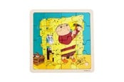 Puslespil - Alfons Åberg - Framed Wooden Puzzle - Construction - 7834