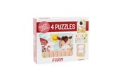 Brætspil - Barbo Classic Touch & Feel Puzzles - Farm - 5609