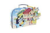 Brætspil - Bluey - Suitcase w. Puzzle - Bike - 9300
