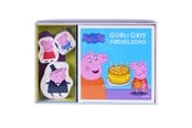 Børnebøger - - Bog med 3 træfigurer - Gurli Gris Føds - Børnebog - 9010