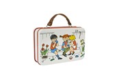 Små gaver til børn - Astrid Lindgren Pippi - Small Tin Suitcase - Cream - 8596