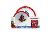 Børneværelse - Rasmus Klump - Mealtime Set - 3pcs - Red - 7482