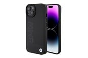 Mobil - Covers & Cases - BMW BMHMP15SSLLBK iPhone 15 6.1" black/black Magsafe Hardcase Signature Logo Imprint - 3666339145347