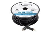 Skærmkabel - Lanberg HDMI cable with Ethernet - 20 m - CA-HDMI-30FB-0200-BK