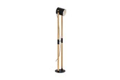 Lamper - EGLO Stars of Light HORNWOOD GULV E27 H1400 TRÆ/SORT - 43048