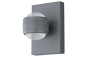 Lamper - EGLO SESIMBA UDE VÆG 2X280LM IP44 SILVER - 94796