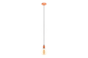 Lamper - EGLO YORTH OPHÆNG E27 2M SORT/BØRSTET KOBBER - 32539