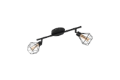 Lamper - EGLO ZAPATA 1 SPOT 2X300LM SORT - 32766