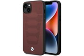 Mobil - Covers & Cases - BMW BMHCP14S22RPSR iPhone 14 6.1" burgundy/burgundy Leather Seats Pattern - 3666339066567
