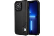 Mobil - Covers & Cases - BMW BMHCP14X22RBDK iPhone 14 Pro Max 6.7" black/black hardcase Leather Blue Dots - 3666339066437
