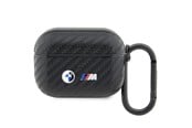Mobil - Andet Tilbehør - BMW BMAPWMPUCA2 AirPods Pro cover black/black Carbon Double Metal Logo - 3666339123833