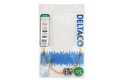 Netværkskabel - Deltaco patch cable - 0.3 m - yellow - Gul - TP-603Y-SLIM
