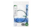 Netværkskabel - Deltaco patch cable - 0.5 m - green - Grøn - TP-605G-SLIM