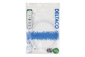Netværkskabel - Deltaco patch cable - 1.5 m - white - Hvid - TP-6105W-SLIM