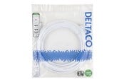 Netværkskabel - Deltaco patch cable - 20 m - white - Hvid - TP-620W-SLIM