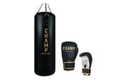 Sport & Fitness - Champ Junior Boksesæt 15 kg – Sort/Guld - CH1004BL/GOONE SIZE