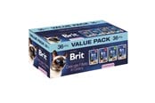 Katte - Brit Premium by Nature Delicate fillets in gravy Sterilised Box - wet cat food - 36x85g - 8595602580880
