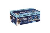 Katte - Brit Premium by Nature Delicate fillets in gravy Box - wet cat food - 36x85g - 8595602580873