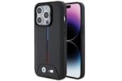 Mobil - Covers & Cases - BMW Quilted Tricolor iPhone 15 Pro Case - Black - 3666339143572