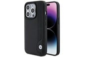 Mobil - Covers & Cases - BMW Leather Blue Dots iPhone 15 Pro Max Case - Black - 3666339142339