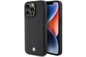 Mobil - Covers & Cases - BMW Leather Diamond Pattern case for iPhone 15 Pro Max - black - 3666339142575