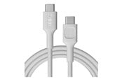 USB kabel - Green Cell PowerFlex - USB-C cable - USB-C (100W PD) to USB-C (100W PD) - 0.3 m - KABGC100PF30SW