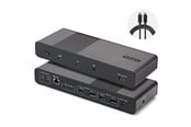 Dockingstation - StarTech.com Startech - docking station - USB4 / Thunderbolt 4 / Thunderbolt 5 - 2 x DP 2 x HDMI - 1GbE 2.5GbE - TAA Compliant - 206UE-TB5USB4DOCK