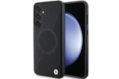 Mobil - Covers & Cases - BMW BMHMS24S23RTPK S24 S921 black/black hardcase Signature Leather Half Textured & Circle MagSafe - 3666339242596