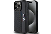 Mobil - Covers & Cases - BMW Perforated Tricolor Line case for iPhone 15 Pro - black - 3666339234713