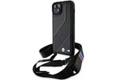 Mobil - Covers & Cases - BMW M Edition Carbon Stripe & Strap case for iPhone 15 Plus / 14 Plus - black - 3666339235420