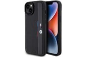 Mobil - Covers & Cases - BMW Perforated Tricolor Line case for iPhone 15 Plus / 14 Plus - black - 3666339234706