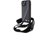 Mobil - Covers & Cases - BMW M Edition Carbon Tricolor Lines & Strap case for iPhone 15 / 14 / 13 - black - 3666339235659