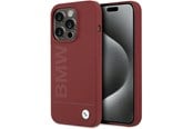 Mobil - Covers & Cases - BMW Silicone Big Logo MagSafe case for iPhone 15 Pro - red - 3666339145514