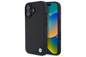 Mobil - Covers & Cases - BMW Sign Leather Diamond Metal Logo MagSafe iPhone 16 Case - Black - 3666339323202