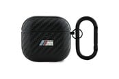 Mobil - Andet Tilbehør - BMW BMA4CMPUCA AirPods 4 cover black/black PU Carbon M Collection - 3666339397432