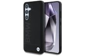 Mobil - Covers & Cases - BMW Leather Big Wordmark Case for Samsung Galaxy S25+ - Black - 3666339448745