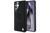 Mobil - Covers & Cases - BMW Leather Half Textured MagSafe Case for Samsung Galaxy S25 Ultra - Black - 3666339441753
