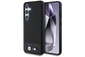 Mobil - Covers & Cases - BMW Leather Tricolor Stripe MagSafe Case for Samsung Galaxy S25 - Black - 3666339448790