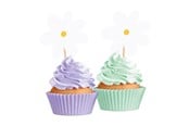 Legetøj - Globos Daisies Cake Picks - 12 pcs. - 7163