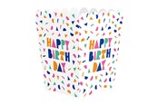 Legetøj - Globos Happy Birthday Paper Snack Boxes - 8 pcs. - 7182