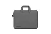 Tasker - Wozinsky WNT-13G 13-14" Laptop Bag with Retractable Neoprene Handle - Gray - 5907769388491