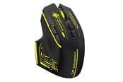 Mus - Wozinsky WMGB-1181 Wireless Optical Gaming Mouse 3200 DPI with Built-in Battery and Backlight - Black and Yellow - Gaming Mus - Optisk LED - 4 knapper - Sort - 5907769387913