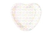 Legetøj - Globos Paper Plates 23cm Heart-Shaped Watercolors Hearts - 8 pcs. - 4484