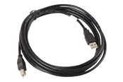 USB kabel - Lanberg - USB cable - USB to USB Type B - 3 m - CA-USBA-10CC-0030-BK