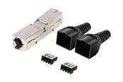 Netværkskabel - Lanberg network coupler - black silver - Sort - PL2S6-6000TL