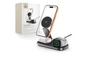 Mobil - Adaptere & Opladere - Tech-Protect A52 3in1 MagSafe 25W QI2.2 Wireless Charger - Black - 5906302323807
