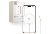 Mobil - Adaptere & Opladere - Tech-Protect A54 MagSafe 25W QI2.2 Wireless Charger - White - 5906302323906