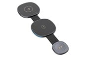 Mobil - Adaptere & Opladere - Dudao A11S 3-in-1 Wireless Charger Compatible with MagSafe Smartphone Smartwatch Headphones - Black - 6977196684625