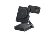 Mobil - Adaptere & Opladere - Baseus PicoGo AF21 3in1 Qi2.2 35W Wireless Charger with 45W EU Power Adapter and 1m USB-C Cable - Black - E0205401