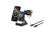 Mobil - Adaptere & Opladere - Baseus PicoGo AF21 3-in-1 Qi2.2 35W Wireless Charger with 1m USB-C Cable - Black - E0205402